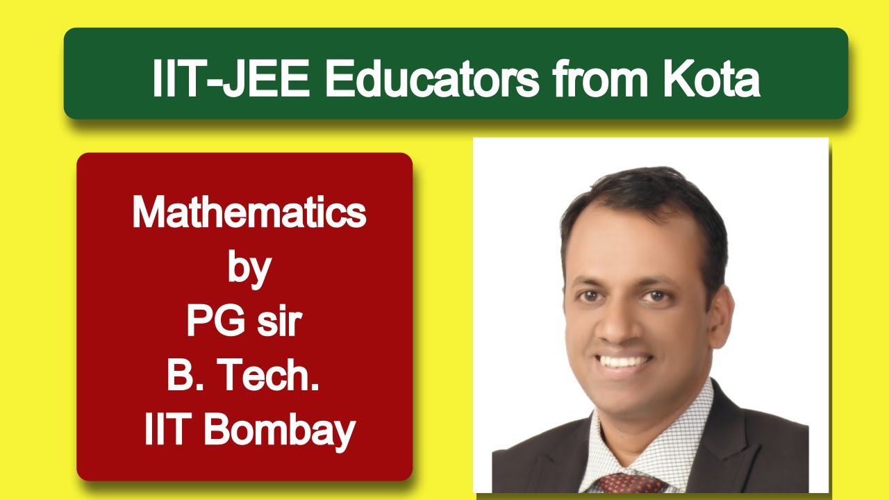 Application of Derivatives-01 By Prakash Gupta (PG Sir) B.Tech. IIT Bombay