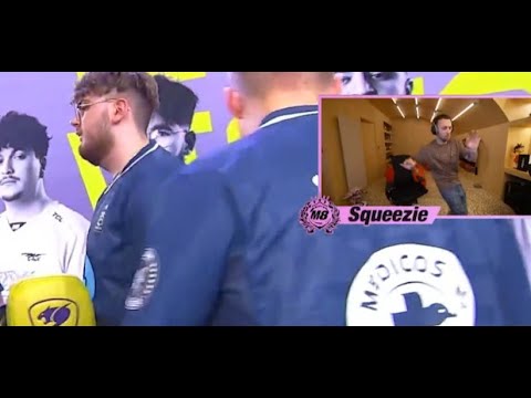 Squeezie danse en live après la victoire de Gentle Mates sur Valorant ! (2)