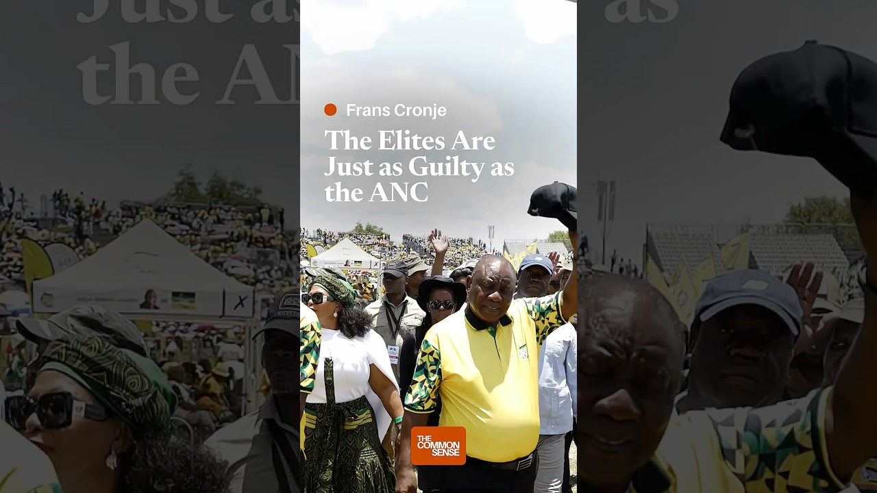 The Elites Are Just as Guilty as the ANC