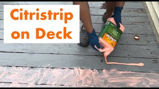 Citristrip Stripping Gel Review Can It Remove Paint From Wood Deck?