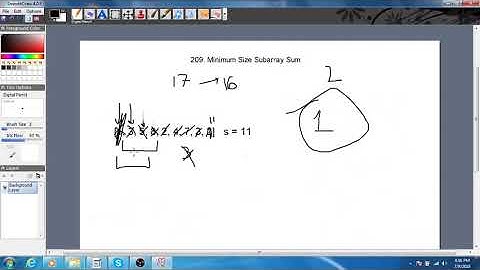 Leetcode Problem 209: Minimum Size Subarray Sum Solution With Code