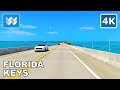 4k florida keys usa scenic drive  islamorada to key west via a1a highway road trip