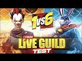 1 VS 4 GUILD TEST 🎯 - Road to Grandmaster | Free Fire Live" || #freefire #shortsfeed #shorts #vertic