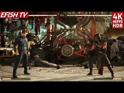 T-1000 & Darrius vs Reptile & Scorpion (Hardest AI) - Mortal Kombat 1