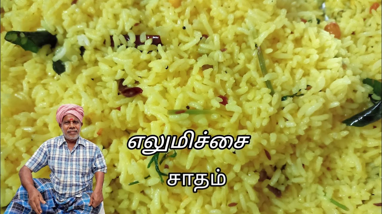 Elumpichai Saddam in Tamil /lemon rice recipe |vattakadu Samayal/LEMON ...