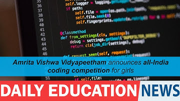 Amrita Vishwa Vidyapeetham announces all-India coding competition for girls