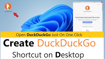 Duckduckgo For PC desktop | How to Create DuckDuckGo Desktop Shortcut on windows 7/8/10/11