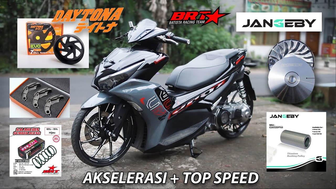 Full Upgrade CVT AEROX Mesin Standar - Project Aerox EP 19