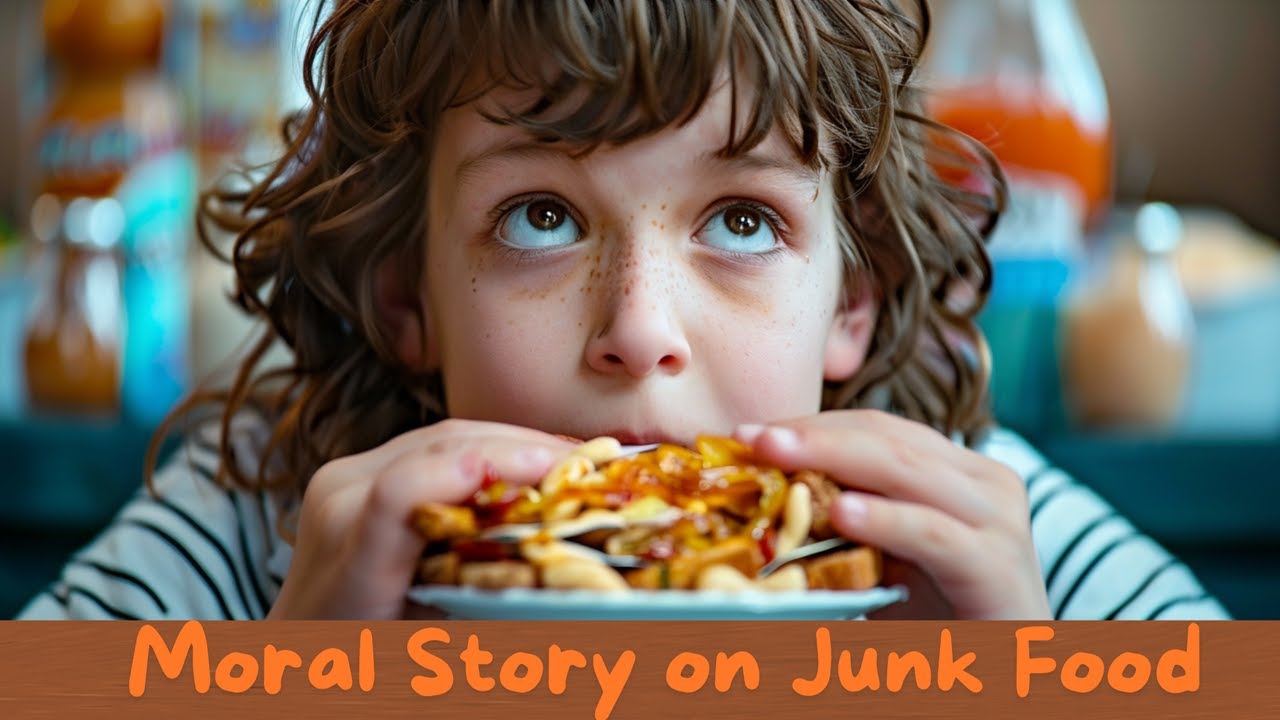 Video thumbnail for A Heartfelt Moral Story on Junk Food and Self-Control || English Moral Story