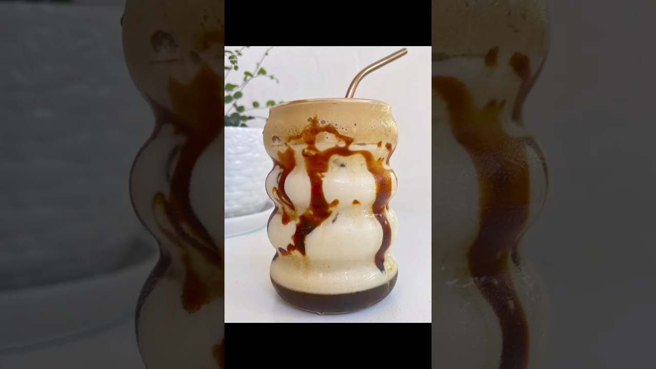 Whipped Coffee Iced Latte  #latte #IcedLatte #sweetnspicyliving