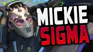 SIGMA IN COMPETITIVE - MICKIE! [ OVERWATCH SEASON 18 TOP 500 ]