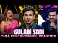 Gulabi sadi  sanju rathod viral song performance i superstar singer 3 reaction