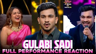 Gulabi Sadi : Sanju Rathod Viral Song Performance I Superstar Singer 3 (Reaction)