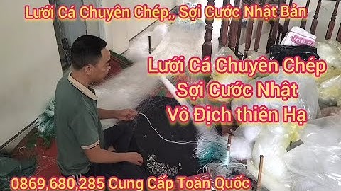 Lưới Cá 12 phân Cao 3 Mét Mắt Ngang Mắt Mở Sợi Cước Nhật Bản Chuyên Chép Trắm Đen Mè Cá Tra 