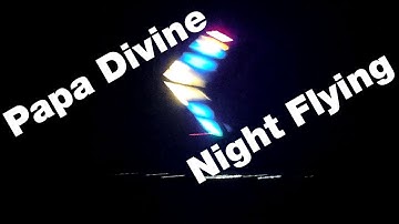Papa Divine - 60" scratch-built wing, flying at night