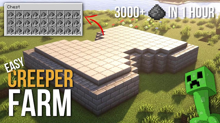 Minecraft Easy Creeper Farm | 1500+ Gunpowder Per Hour - 1.20