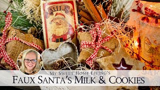 Faux Santa's Milk & Cookies  Christmas Fake Bake