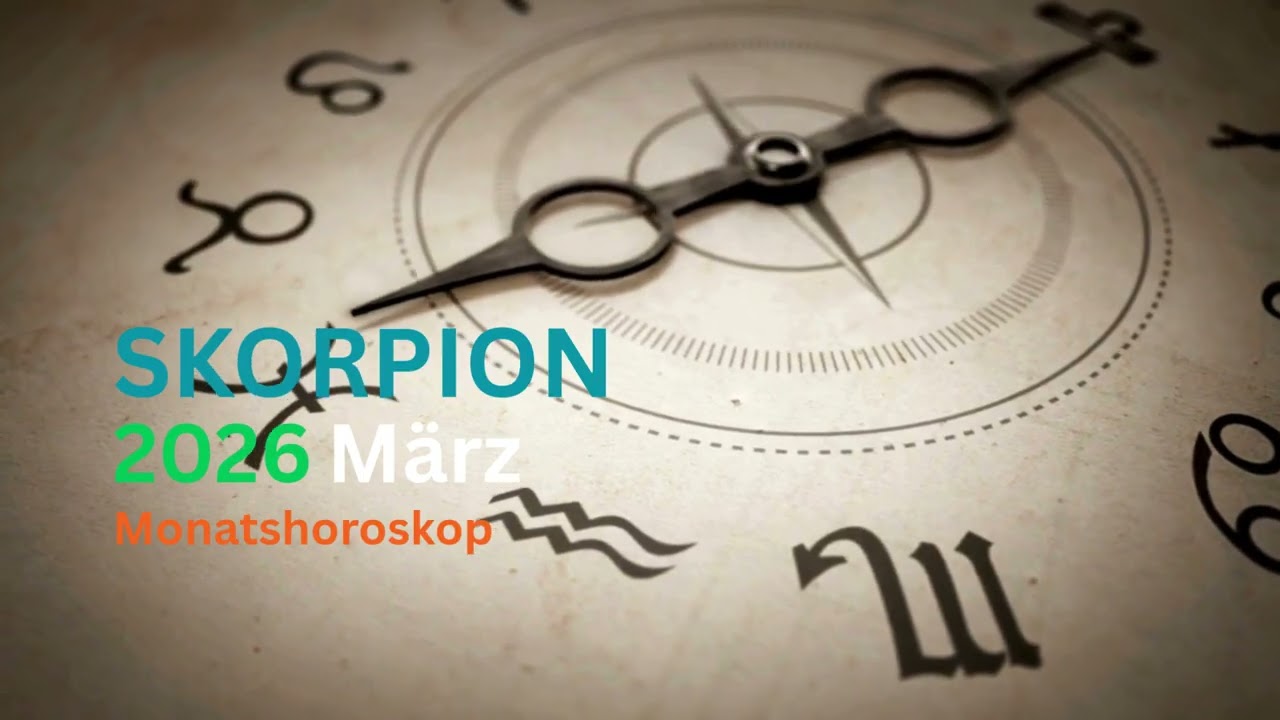Skorpion im März 2026 ♏🔥 Wahrheit, Gefühle & große Entscheidungen!