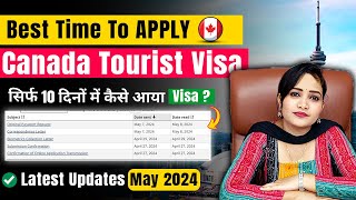 Best Time to Apply Canada Tourist Visa | Why Your Result come Delay ? Canada Visitor Visa Updates