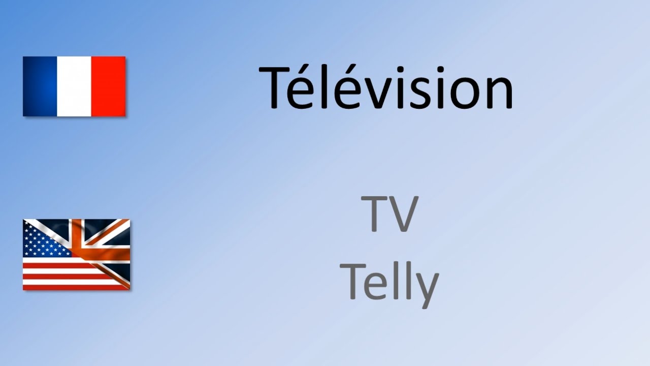 How to say / pronounce Television in French Télévision YouTube