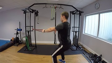 Squat into Resistance Band Row | Body By Finn Fitness