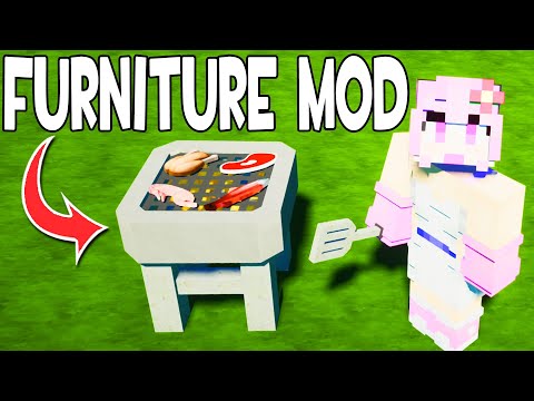 Furniture Mod de MrCrayfish 🛋️ La review más completa del mod de muebles y decoración para Minecraft @MiroteyBlancana