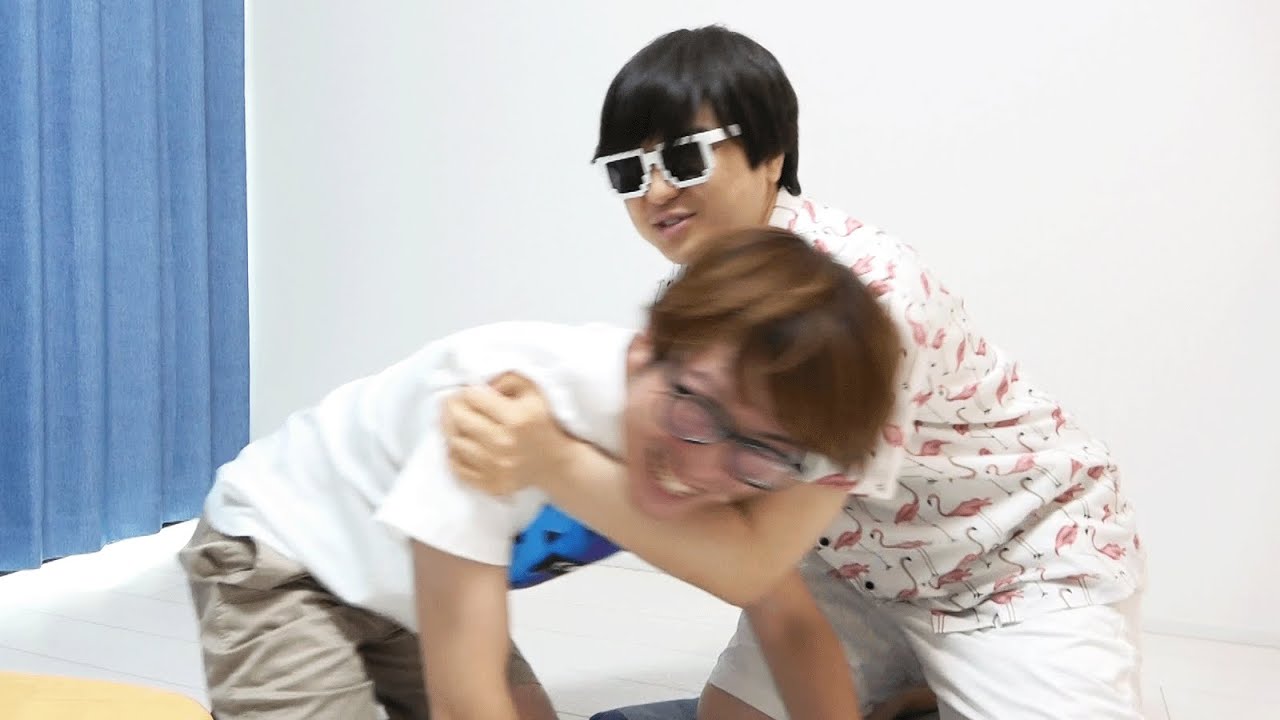 ガチで急いでるタカシにイタズラするK。