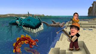 PESCA PROFISSIONAL DE PEIXES SUPER MUTANTES NO MINECRAFT!