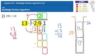 Math 2.14 Quiz Help: Multi-Digit Division