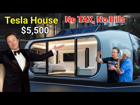 Tesla Tiny House 2026 5 500 Zero Taxes Zero Bills Elon Musk S Game Changer Tesla House