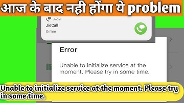 Unable to initialize service at the moment. Please try in some time.join[HINDI](english)