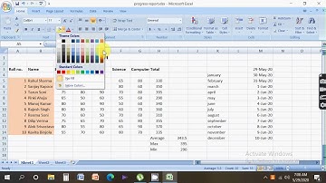 Class 6th / Computer Science / Formatting Worksheet