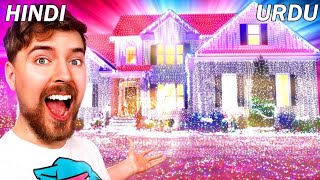 I Put 1,000,000,000 Christmas Lights On A House World Record