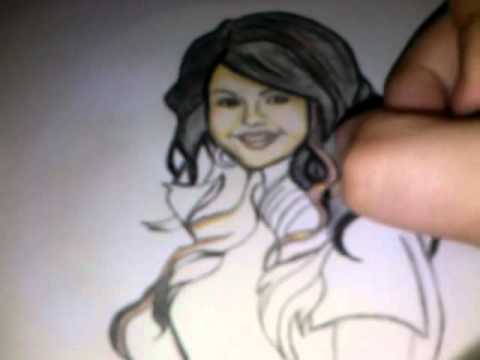 Coloring Selena Gomez