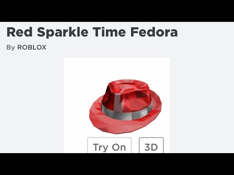 Red Sparkle Time Fedora Make Your Own Very Cheap Roblox Youtube - cheaper classic fedora roblox
