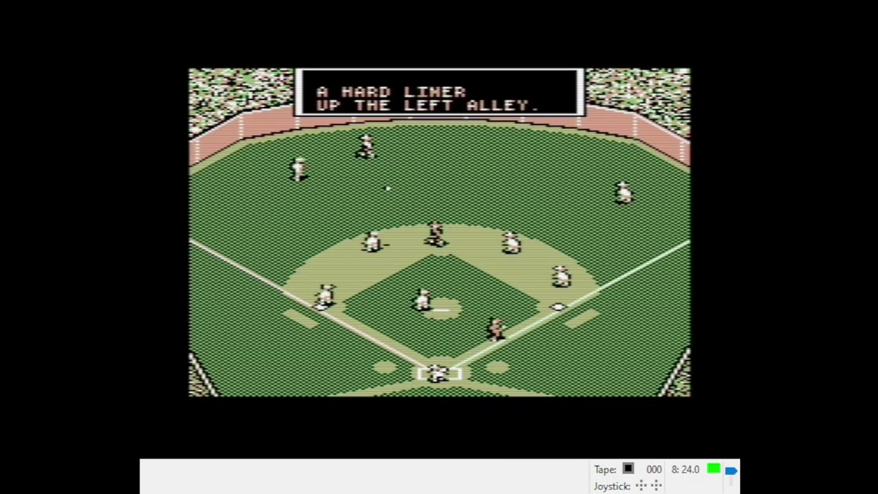 MicroLeague Baseball - Commodore 64 - 1979 Angels @ 1979 Orioles
