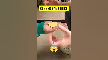 Chips Breaking Magic , Rubber Band Trick , Best Technique 🎩🪄 #shorts #trick #magic