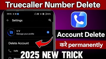 How to delete truecaller permanently 2025 | Truecaller account delete kaise kare