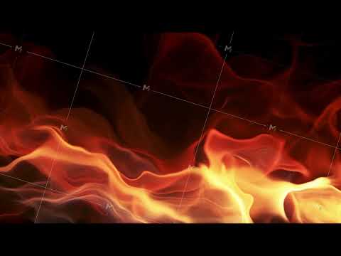 computer generated motion red orange flame background, abstract texture loop