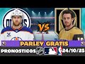 🔥⚾ PRONÓSTICOS MLB , NBA Y NHL PARA HOY 24 DE OCTUBRE | 🤑 LAS MEJORES FIJAs DEL DÍA