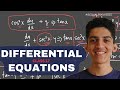 Differential Equation of the Type dy/dx + Py=Q | Solved Example | cos 2x dy dx y tan x Explanation
