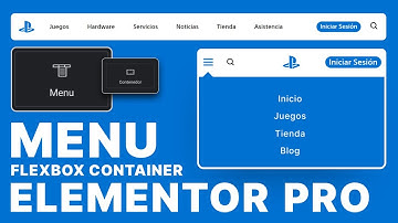 Cómo crear un Menu en Elementor PRO