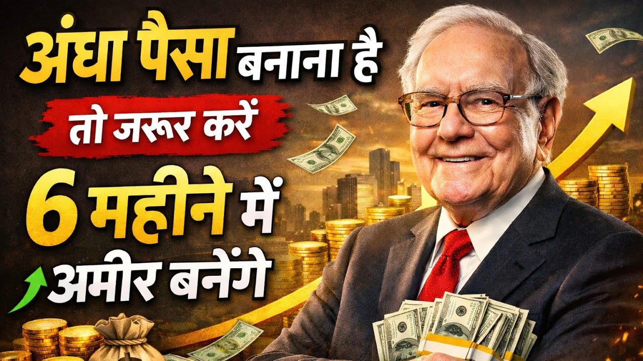 अंधा पैसा कमाने बनाने का कला | financial freedom kaise paye , warren buffett 