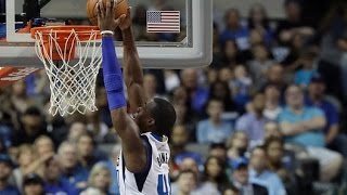 Harrison Barnes From Out of Nowhere with the Putback Slam!