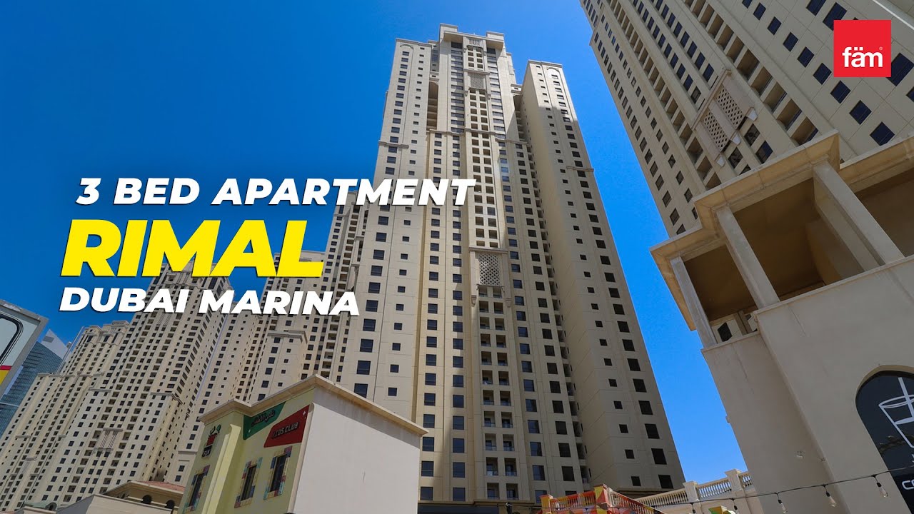 Amazing 3 Bed Apartment in Rimal 5, Dubai Marina - Dubai - YouTube