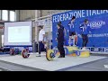 Finale Nazionale Campionato Italiano Assoluto di Specialità (Strappo e Slancio) Donne 55Kg e 59Kg