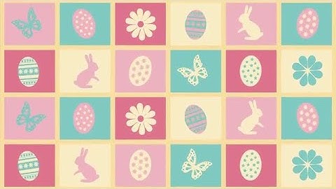 Happy Easter Background Stock Motion Graphics