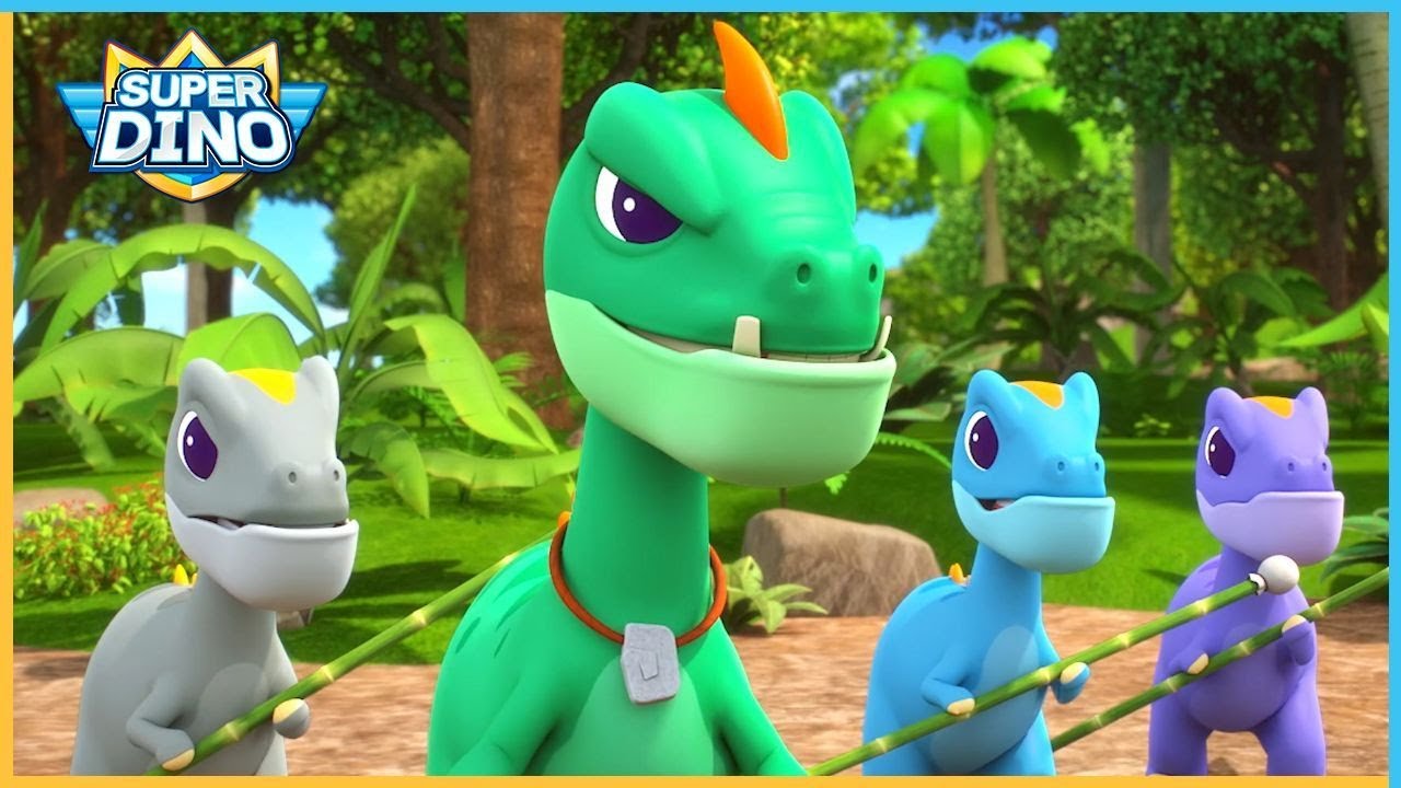 Atrapado En La Isla De Rhabdodon | Superdino | Dinosaurios para Niños 🦖🦕