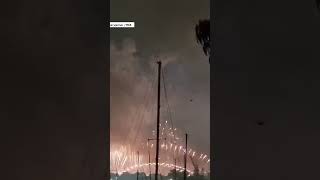 Australians celebrate New Years Eve in Sydney #shorts