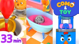 Como Color Paint Series 33Min Learn Colors And Words Como Kids Tv
